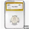 Image 1 : 1875 Twenty Cent Piece PGA MS63
