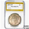 Image 1 : 1878 8TF Morgan Silver Dollar PGA MS65 PL