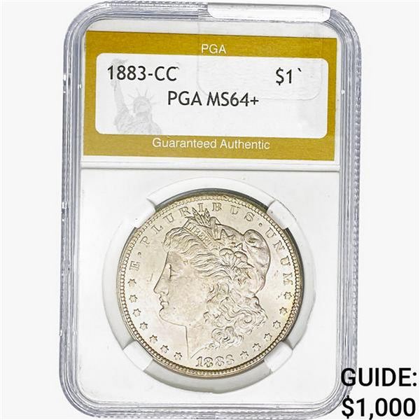 1883-CC Morgan Silver Dollar PGA MS64+