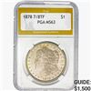 Image 1 : 1878 7/8TF Morgan Silver Dollar PGA MS63