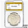 Image 1 : 1927 Silver Peace Dollar PGA MS64