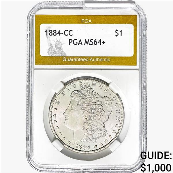 1884-CC Morgan Silver Dollar PGA MS64+