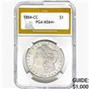 Image 1 : 1884-CC Morgan Silver Dollar PGA MS64+
