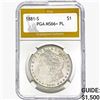 Image 1 : 1881-S Morgan Silver Dollar PGA MS66+ PL