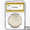 Image 1 : 1927 Silver Peace Dollar PGA MS64+