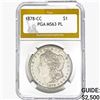 Image 1 : 1878-CC Morgan Silver Dollar PGA MS63 PL