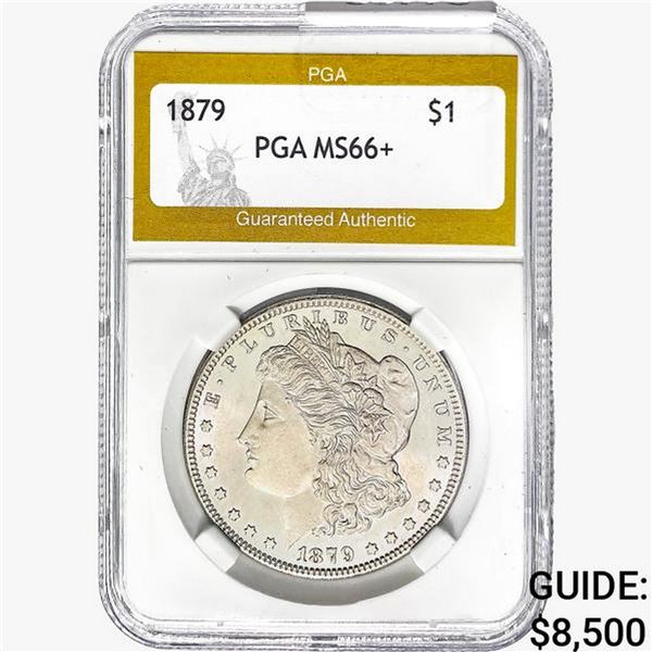 1879 Morgan Silver Dollar PGA MS66+