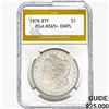 Image 1 : 1878 8TF Morgan Silver Dollar PGA MS65+ DMPL
