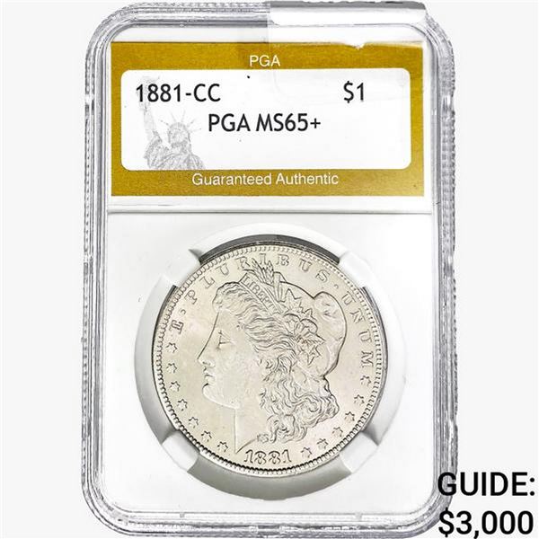 1881-CC Morgan Silver Dollar PGA MS65+