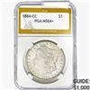 Image 1 : 1884-CC Morgan Silver Dollar PGA MS64+