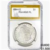 Image 1 : 1884-CC Morgan Silver Dollar PGA MS65 PL