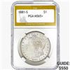 Image 1 : 1881-S Morgan Silver Dollar PGA MS65+