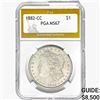 Image 1 : 1882-CC Morgan Silver Dollar PGA MS67
