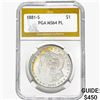 Image 1 : 1881-S Morgan Silver Dollar PGA MS64 PL