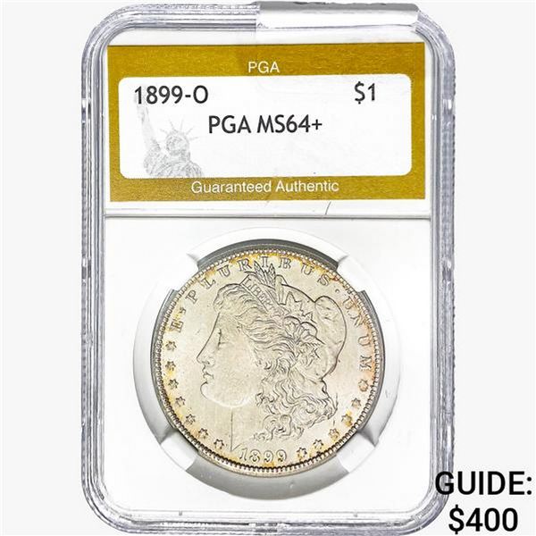 1899-O Morgan Silver Dollar PGA MS64+
