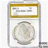 Image 1 : 1881-S Morgan Silver Dollar PGA MS66+ DMPL