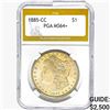 Image 1 : 1885-CC Morgan Silver Dollar PGA MS64+