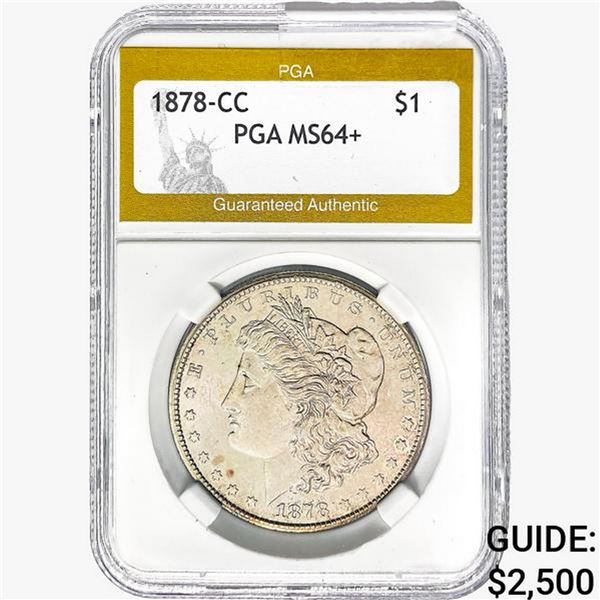 1878-CC Morgan Silver Dollar PGA MS64+