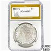 Image 1 : 1881-S Morgan Silver Dollar PGA MS65