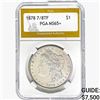 Image 1 : 1878 7/8TF Morgan Silver Dollar PGA MS65+