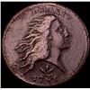 Image 2 : 1793 Vines & Bars Flowing Hair Large Cent HIGH GRADE