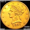 Image 1 : 1851-O $10 Gold Eagle UNCIRCULATED