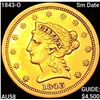 Image 1 : 1843-O Sm Date $2.50 Gold Quarter Eagle CHOICE AU