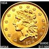 Image 1 : 1834 $2.50 Gold Quarter Eagle CHOICE BU