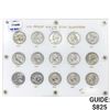 Image 1 : 1950-1964 Gem Set Proof Washington Quarters (15 Coins)