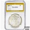 Image 1 : 1881-S Morgan Silver Dollar PGA MS64