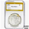 Image 1 : 1903 Morgan Silver Dollar PGA MS63+