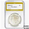 Image 1 : 1878-CC Morgan Silver Dollar PGA MS63+