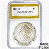 1881-O Morgan Silver Dollar PGA MS65 DMPL