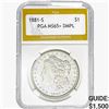 1881-S Morgan Silver Dollar PGA MS65+ DMPL