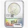 Image 2 : 1923 Silver Peace Dollar PGA MS64+ VAM-1F, Chin Bar