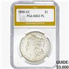 Image 1 : 1890-CC Morgan Silver Dollar PGA MS63 PL