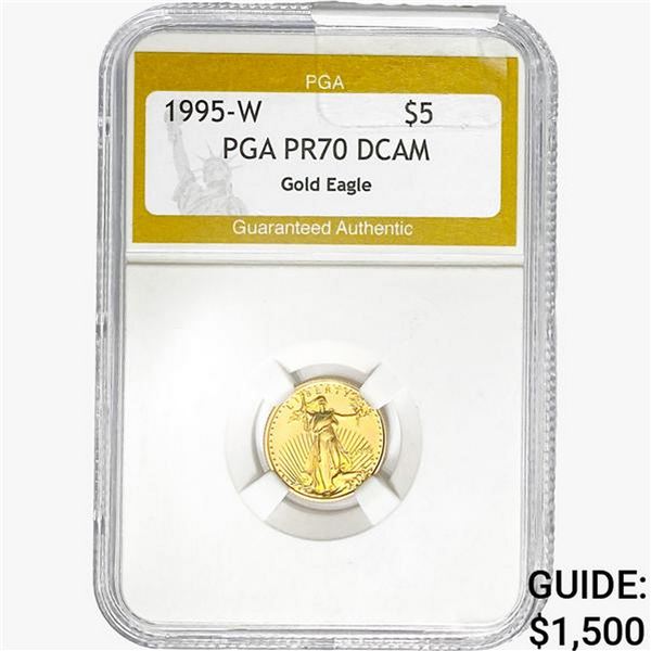 1995-W 1/10oz $5 AGE PGA PR70 DCAM