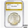 1890-S Morgan Silver Dollar PGA MS64