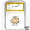 Image 1 : 1917 Buffalo Nickel PGA MS65
