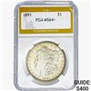 1891 Morgan Silver Dollar PGA MS64+