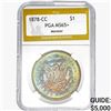 Image 1 : 1878-CC Morgan Silver Dollar PGA MS65+ MONSTER