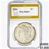 Image 1 : 1904 Morgan Silver Dollar PGA MS64+