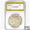 1922-S Silver Peace Dollar PGA MS64+