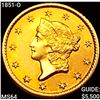 Image 1 : 1851-O Rare Gold Dollar CHOICE BU