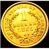 Image 2 : 1851-O Rare Gold Dollar CHOICE BU