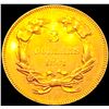 Image 2 : 1861 $3 Gold Piece UNCIRCULATED