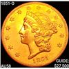 1851-O $20 Gold Double Eagle CHOICE AU