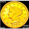 Image 1 : 1844-D $2.50 Gold Quarter Eagle CHOICE BU