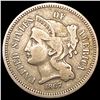 Image 1 : 1867 Nickel Three Cent NICELY CIRCULATED