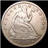 Image 1 : 1853 Arrows Rays Seated Liberty Half Dollar LIGHTLY CIRCULATED